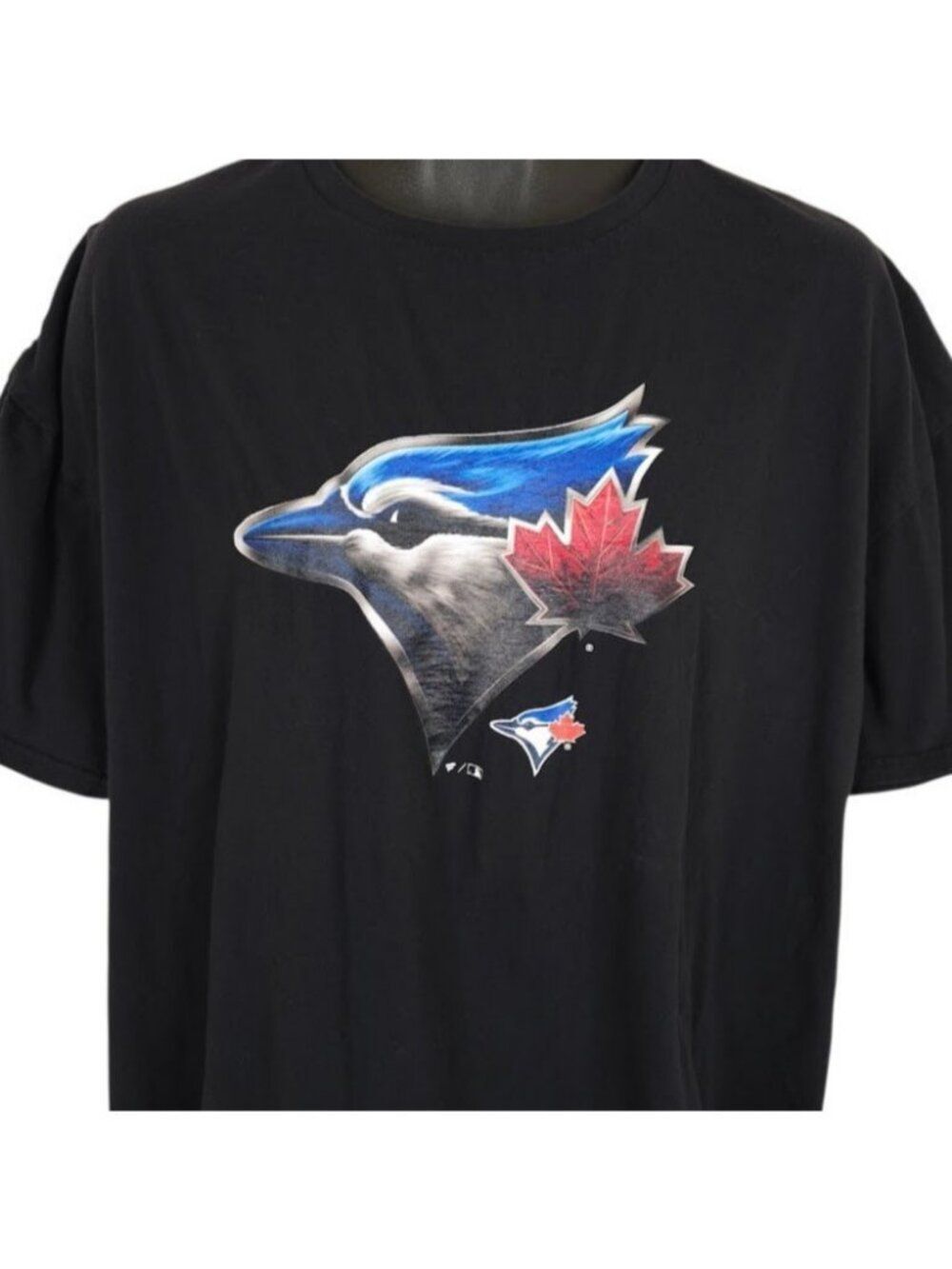 Toronto Blue Jays T Shirt Mens Size 2XL Black MLB Baseball